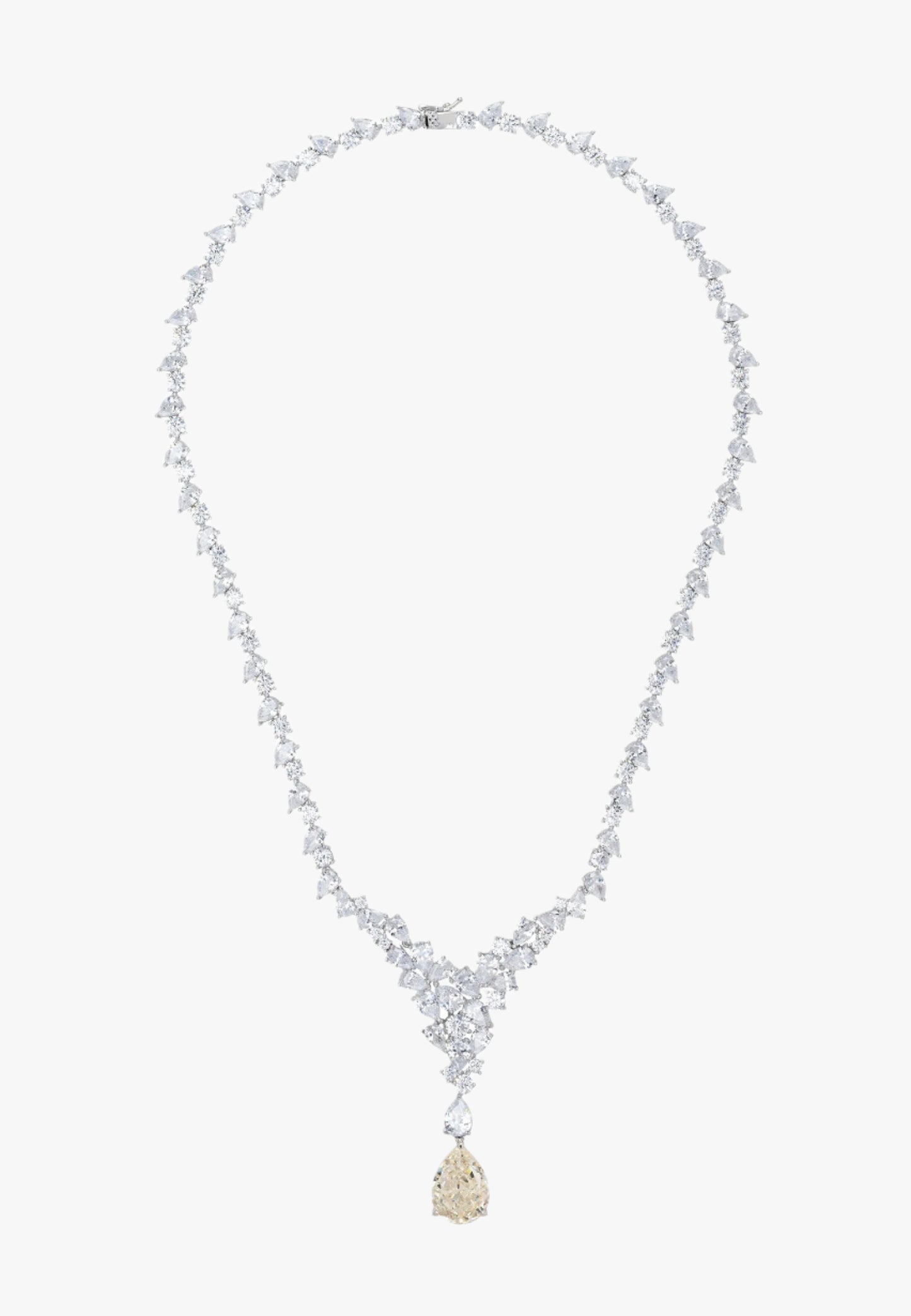 Lydia statement necklace in silver
