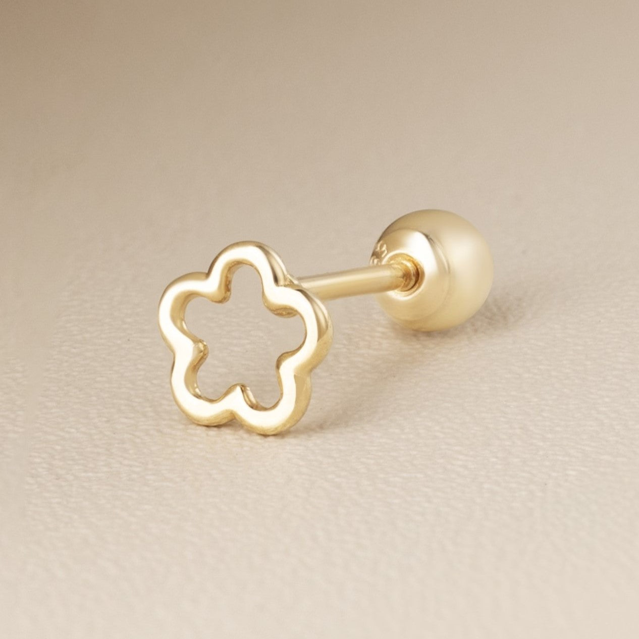 Petal Perfection Piercing in Yellow Gold