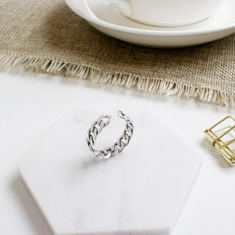 Vintage Net Ring in Sterling Silver - Accessory101