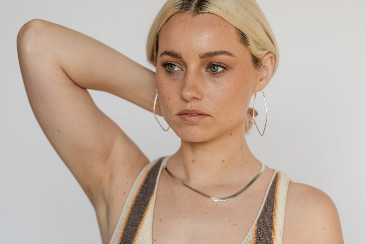 Elyse hoops for effortless elegance
