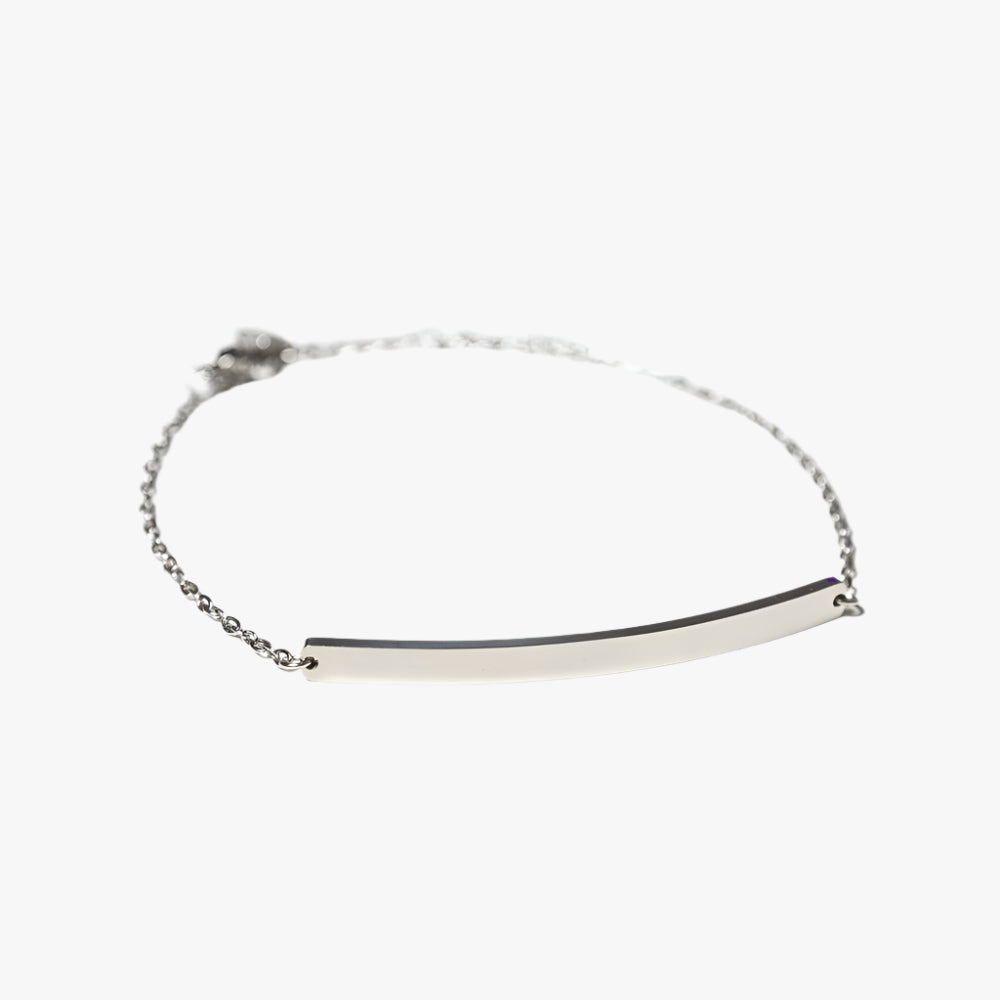 Arvo Stainless Steel Bar Bracelet