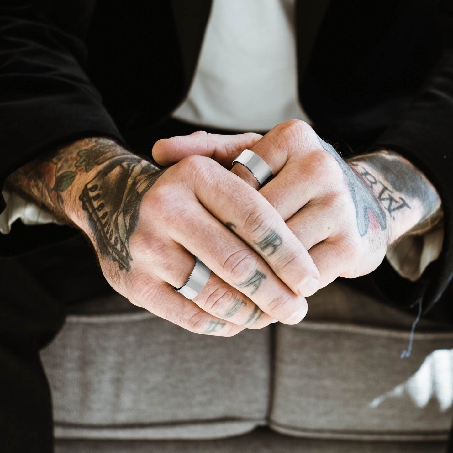 Bold Wide Brass Band Ring