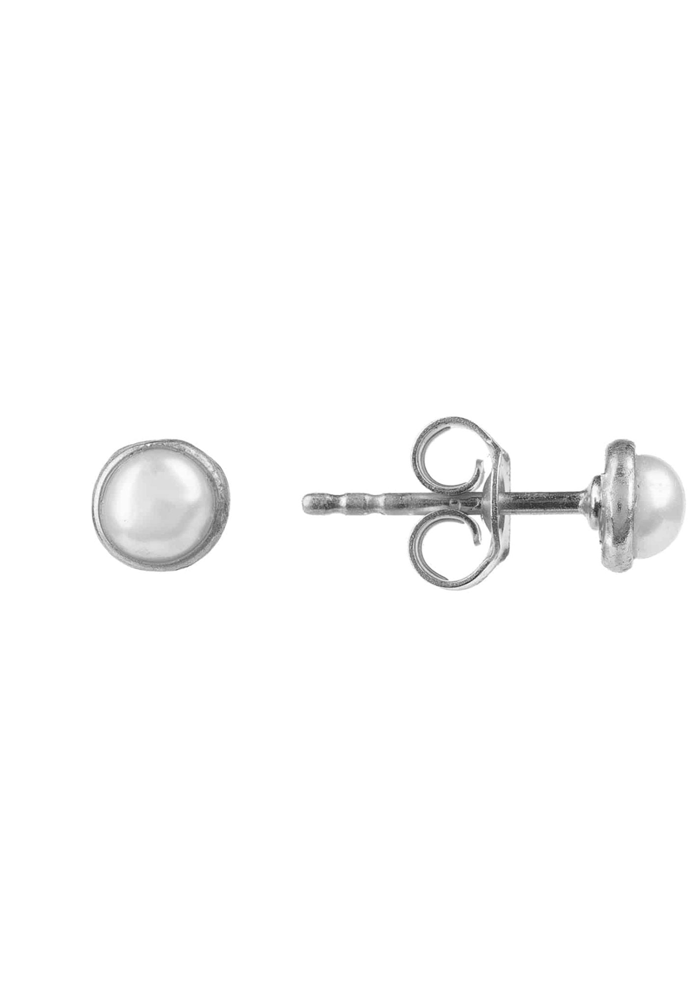 Petite Pearl Stud Earrings in Sterling Silver - Accessory101