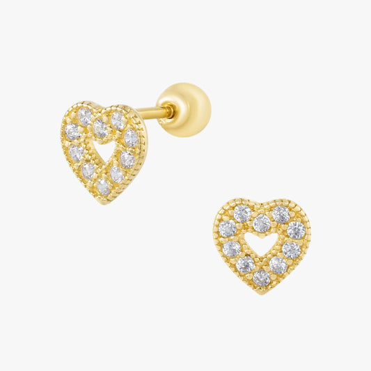 Dulcie Piercing in Yellow Gold with Cubic Zirconia
