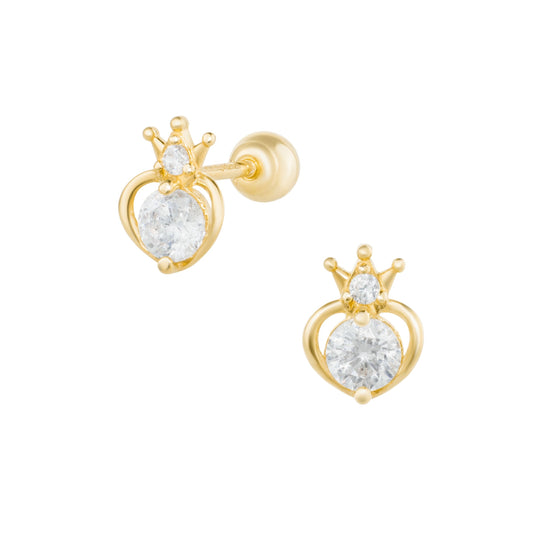 Strawberry Piercing in Yellow Gold with Cubic Zirconia