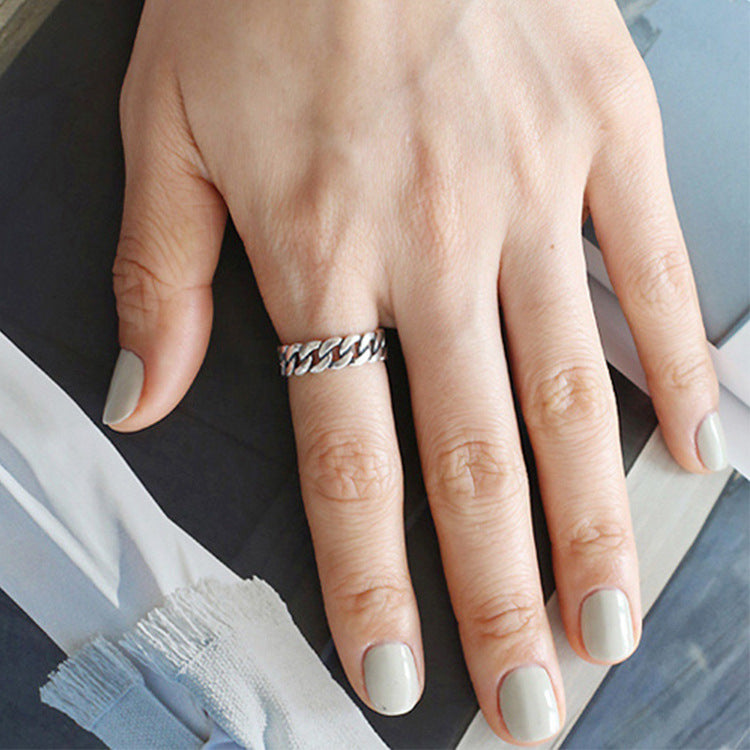 Vintage Net Ring in Sterling Silver - Accessory101