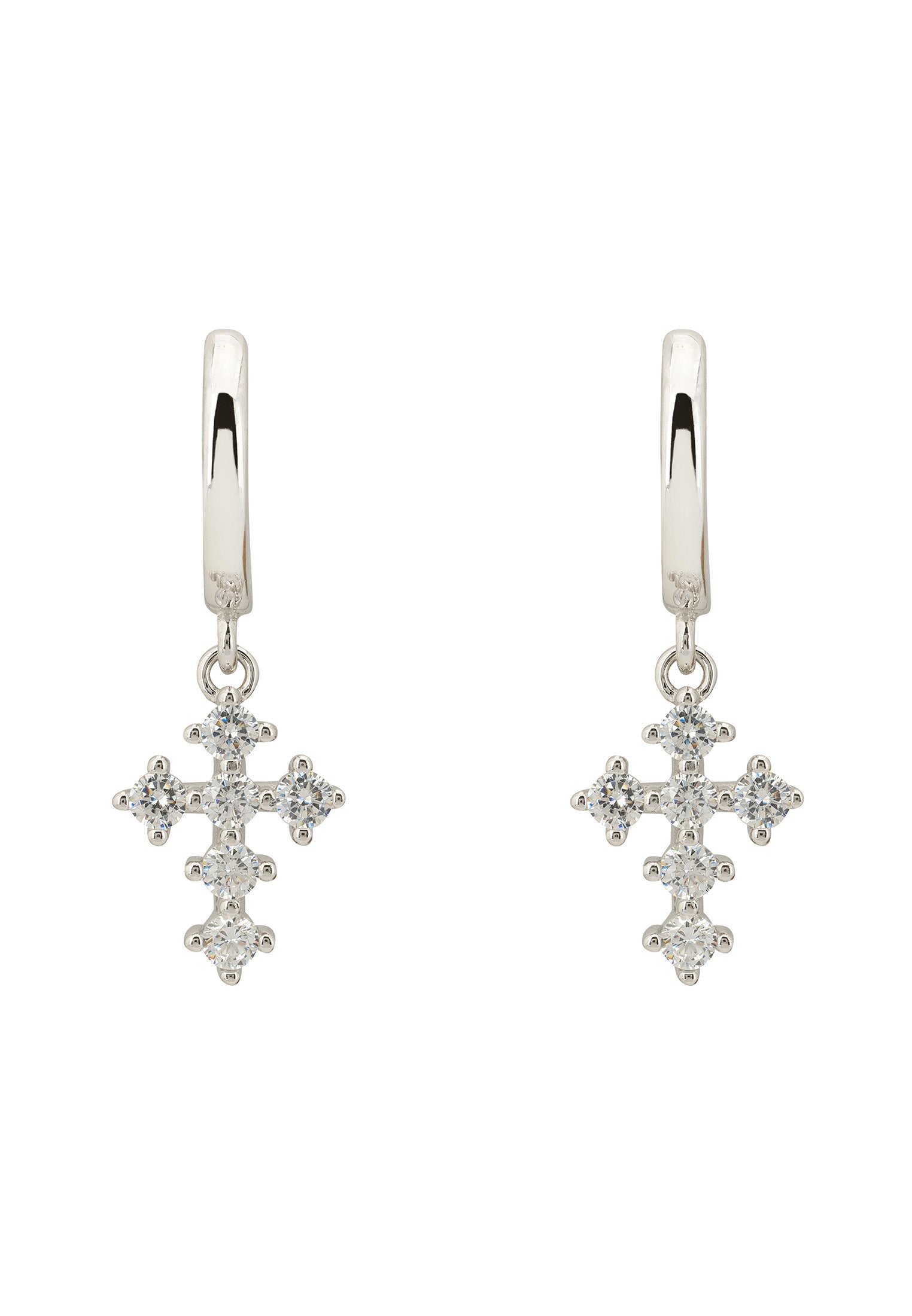 Divinity Fashion Huggie Hoop Earrings in Silver - Accessory101