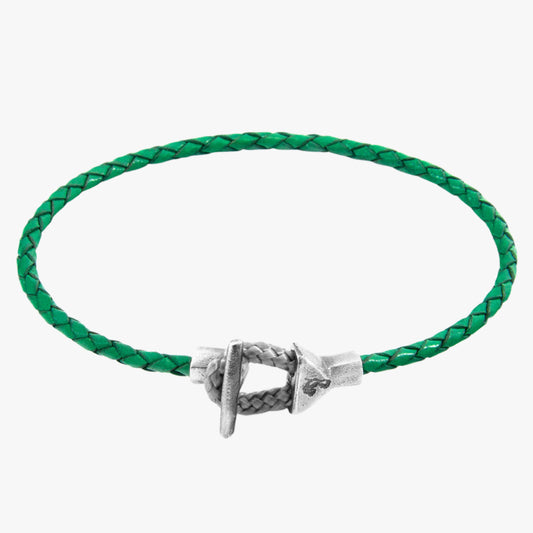 Fern green cullen silver bracelet