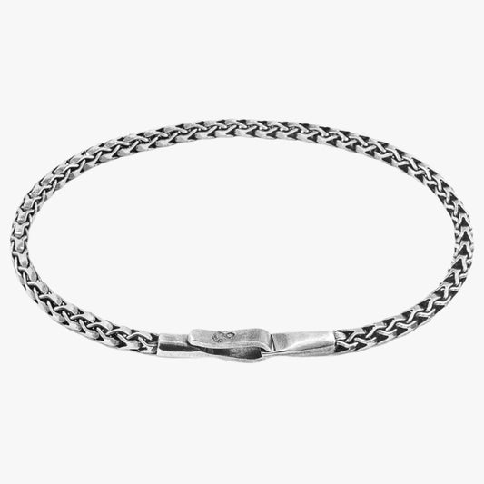 Bowspirit Sail Silver Chain Bracelet