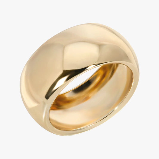 Domed brass ring by eklexic