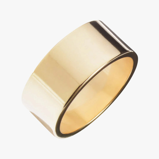 Bold Wide Brass Band Ring
