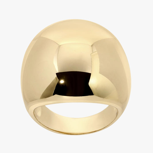 Oversized domed statement ring