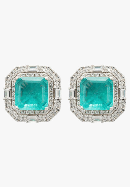 Madeleine paraiba tourmaline earrings